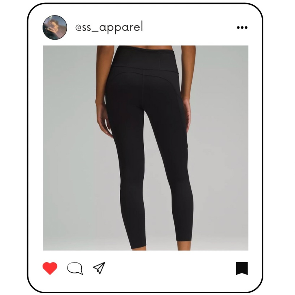 LuluLemon High-rise leggings full length- size 4